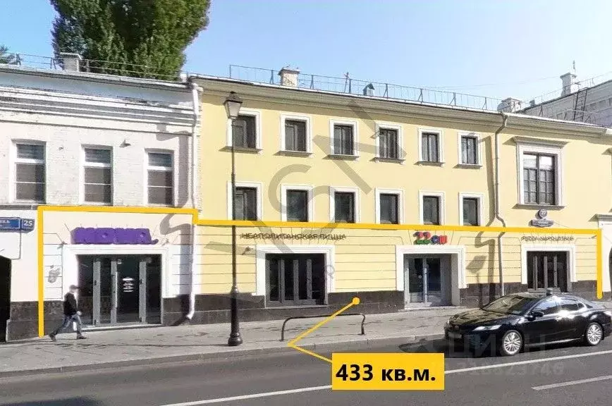 Помещение свободного назначения в Москва ул. Покровка, 27С1 (425 м) - Фото 0