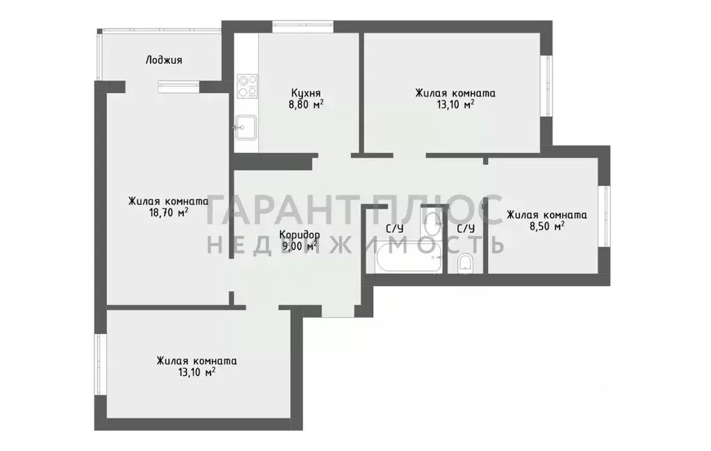 4-к кв. Липецкая область, Липецк просп. Победы, 22 (78.0 м) - Фото 2