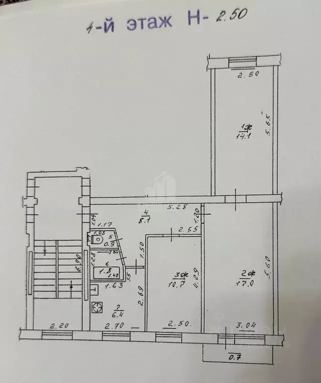 3-к кв. Калининградская область, Зеленоградск ул. Сибирякова, 10А ... - Фото 2
