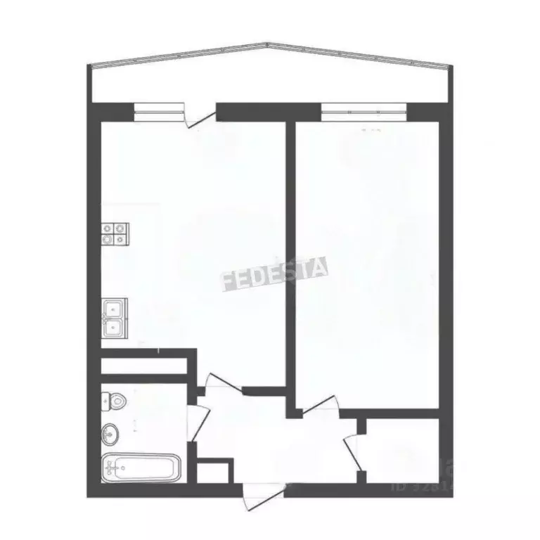 1-к кв. Тюменская область, Тюмень ул. Николая Зелинского, 16 (49.2 м) - Фото 1