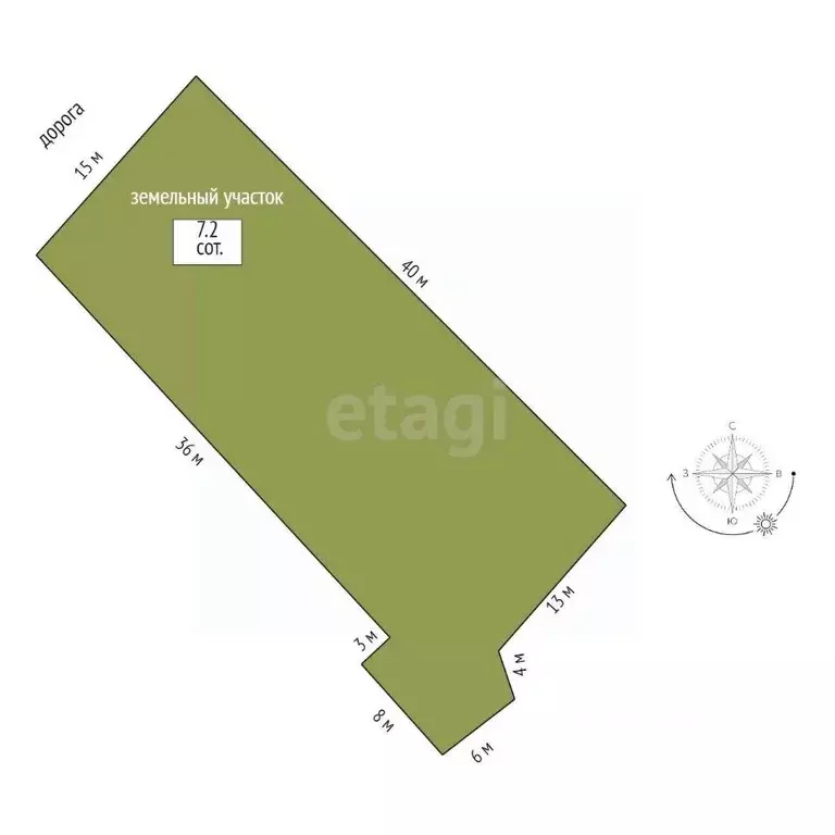 Участок в Саха (Якутия), Мегино-Кангаласский улус, Нижний Бестях пгт  ... - Фото 2