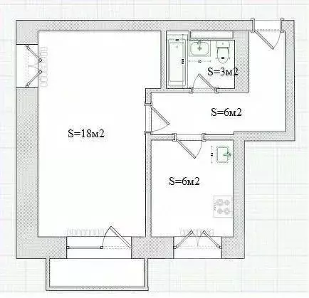 1-к кв. Москва ул. Демьяна Бедного, 20К5 (33.4 м) - Фото 1