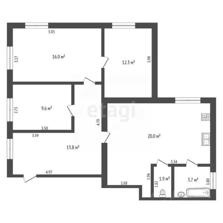 3-к кв. Владимирская область, Суздальский район, Павловское ... - Фото 2