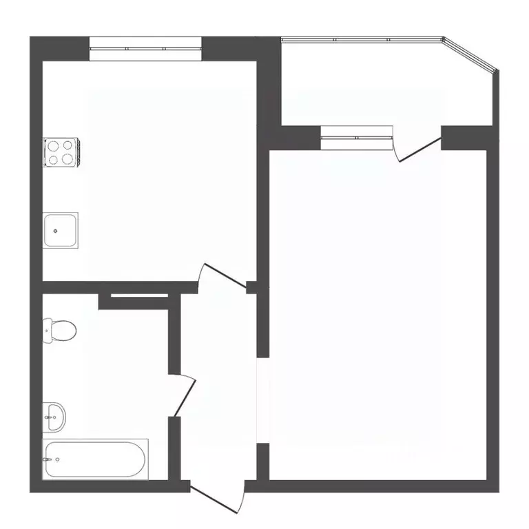 1-к кв. Тюменская область, Тюмень Широтная ул., 170к3 (42.2 м) - Фото 2