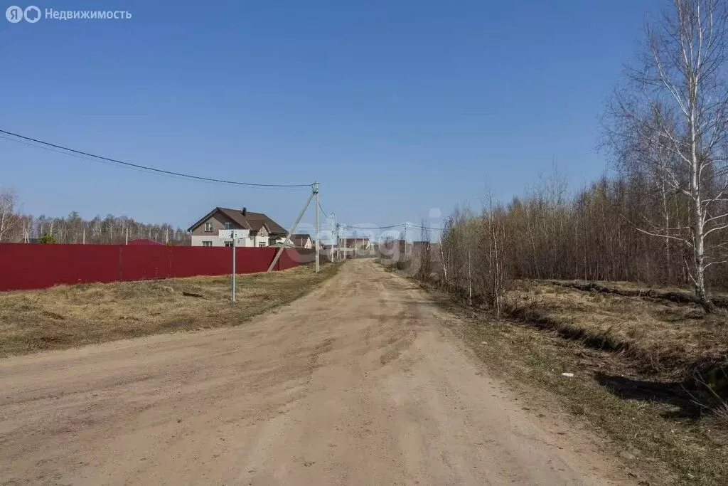 Участок в Тюменский район, деревня Кыштырла, Крещенская улица (1249 м) - Фото 1