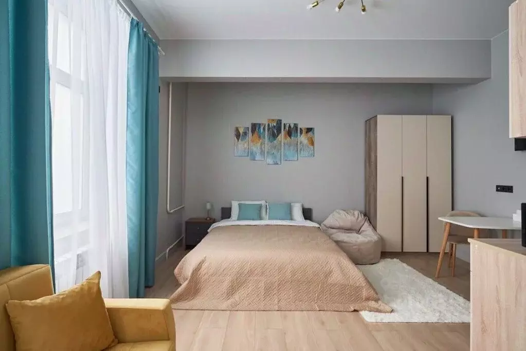 Студия Москва Ухтомская ул., 19 (28.4 м) - Фото 1