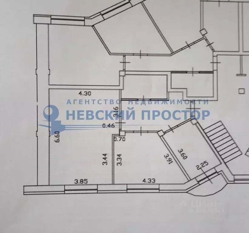 2-к кв. Ленинградская область, Всеволожский район, Дубровское ... - Фото 1