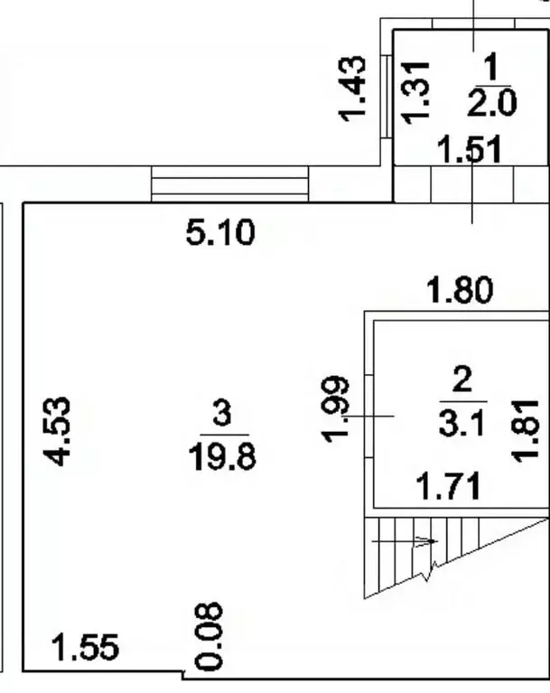 1-к кв. Башкортостан, Кармаскалинский район, Кабаковский сельсовет, д. ... - Фото 2
