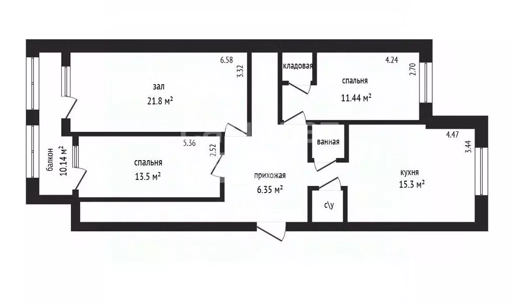 3-к кв. Дагестан, Дербент ул. Юрия Гагарина, 25А (84.0 м) - Фото 2