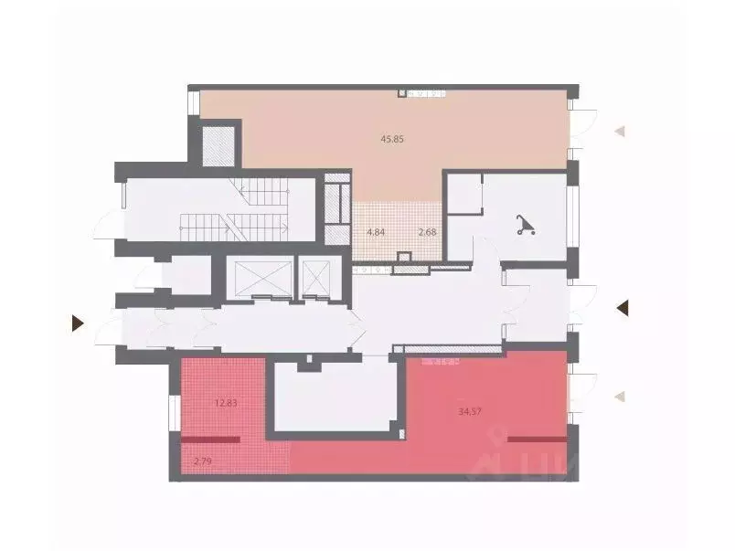 Помещение свободного назначения в Санкт-Петербург № 54 муниципальный ... - Фото 2