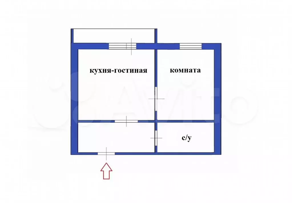 1-к. квартира, 41 м, 5/10 эт. - Фото 0