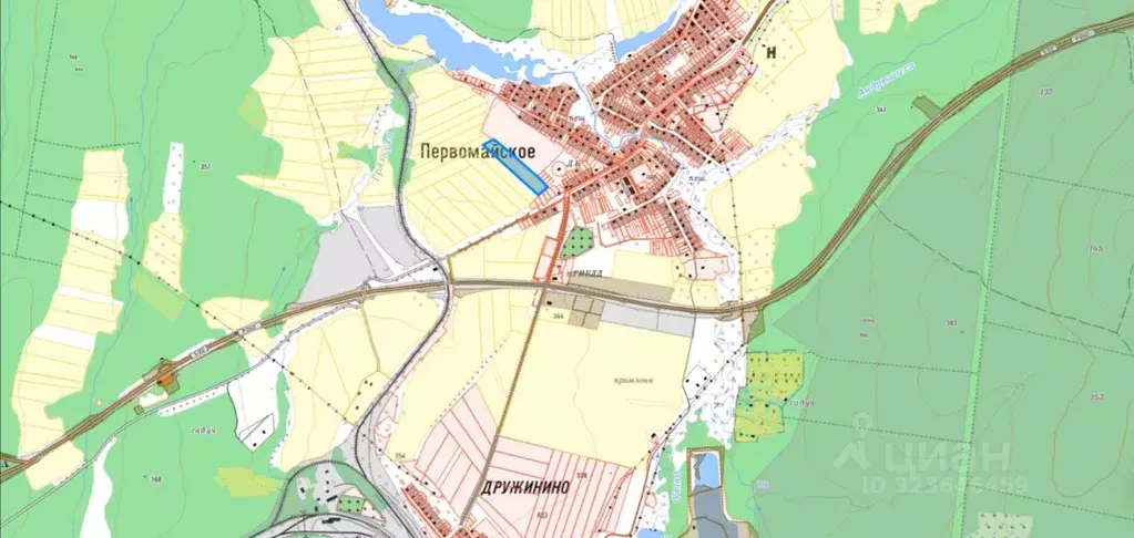 Участок в Свердловская область, Нижнесергинский район, Дружининское ... - Фото 1