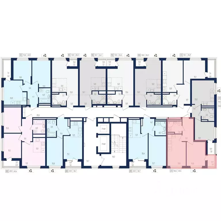 1-к кв. Башкортостан, Уфа Дема жилрайон, Экогород Яркий мкр,  (33.4 м) - Фото 2