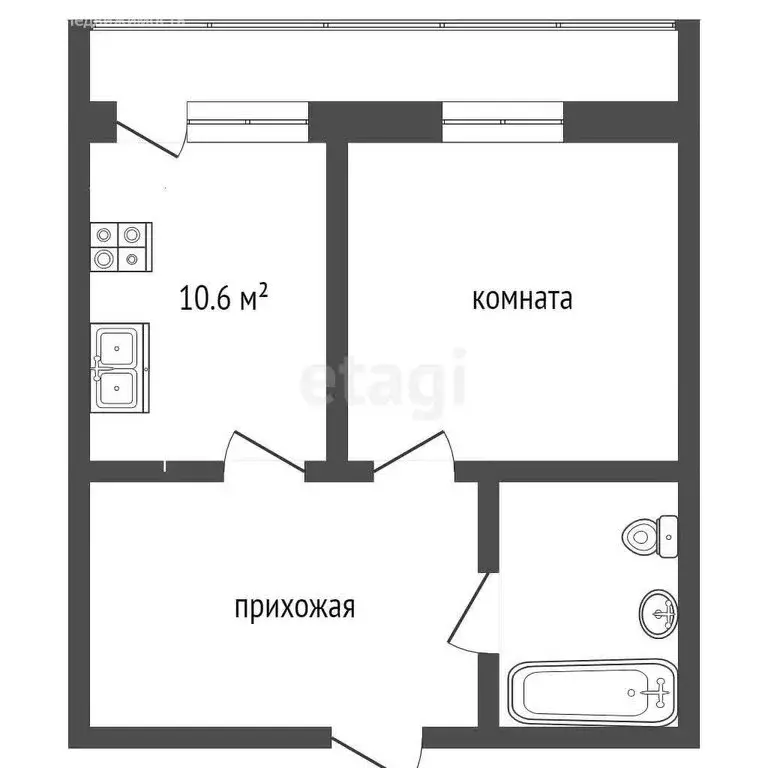 1-комнатная квартира: Муром, Лесной проезд, 1 (40 м) - Фото 0