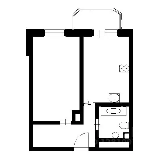 1-к кв. Санкт-Петербург Лиственная ул., 18к1 (40.0 м) - Фото 1