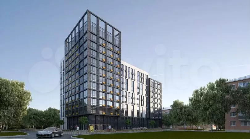 2-к. квартира, 75,4 м, 4/12 эт. - Фото 1