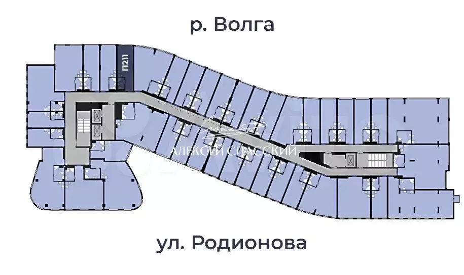 Апартаменты-студия, 27,2 м, 2/6 эт. - Фото 1