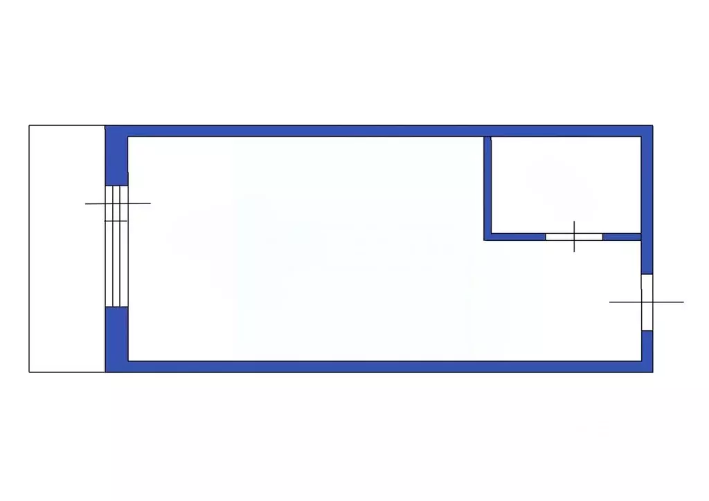 Студия Кемеровская область, Юрга ул. Никитина, 28 (23.0 м) - Фото 2