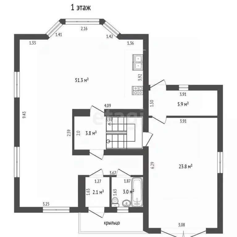 Дом в Калининградская область, Калининград Вересковая ул., 20 (253 м) - Фото 2