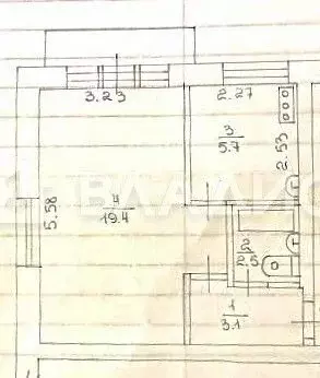 1-к кв. Владимирская область, Камешково Молодежная ул., 9 (30.7 м) - Фото 2