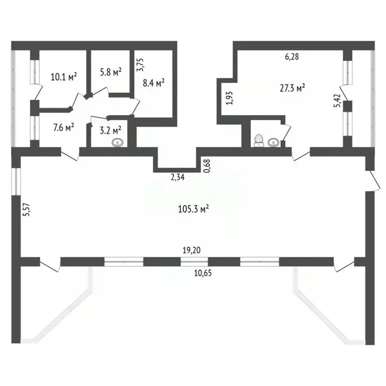 Офис в Амурская область, Благовещенск ул. 50 лет Октября, 8 (169 м) - Фото 1