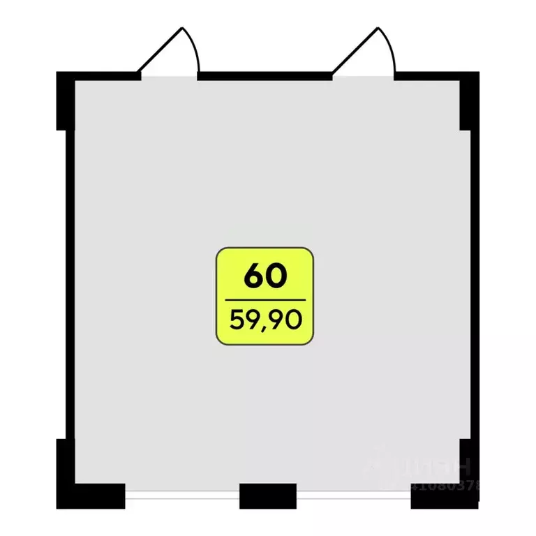 Офис в Тюменская область, Тюмень ул. Ивана Чистякова, 5 (60 м) - Фото 1