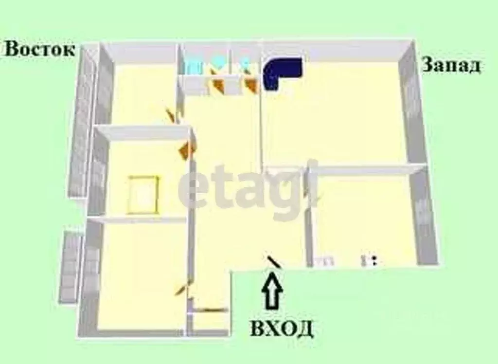 4-к кв. Сахалинская область, Анива ул. Гоголя, 5 (82.4 м) - Фото 1