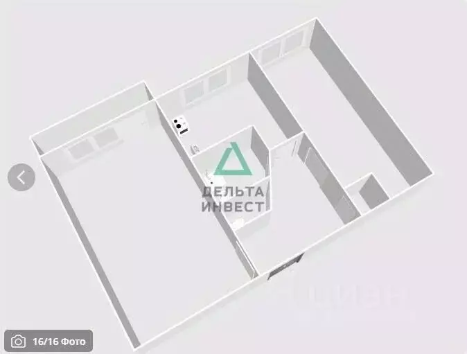 2-к кв. Башкортостан, Уфа ул. Свободы, 24 (44.0 м) - Фото 1