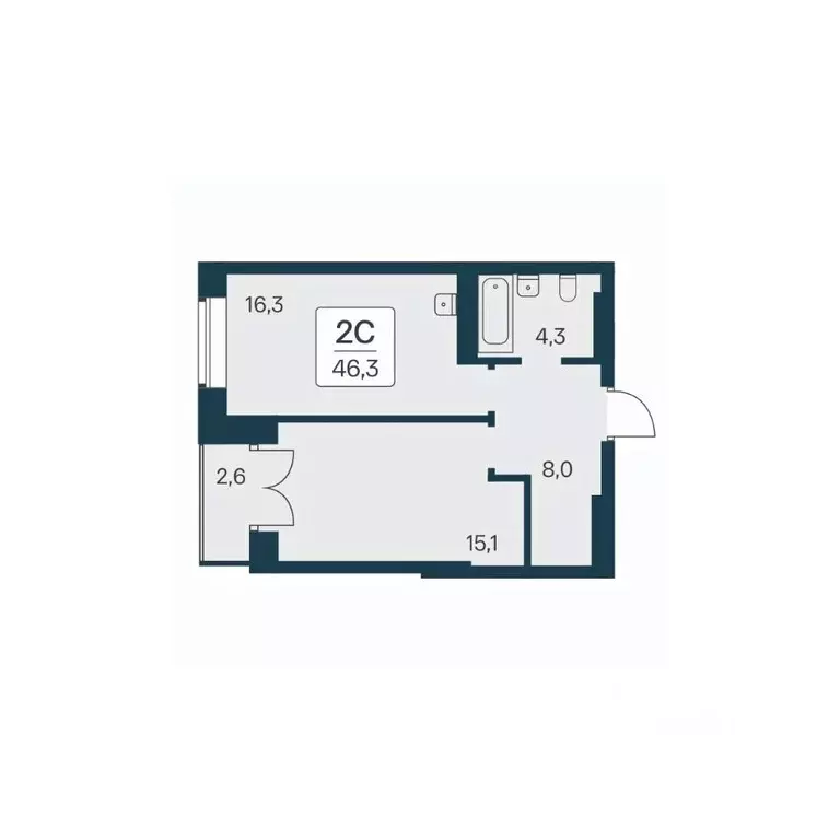 2-к кв. Новосибирская область, Новосибирск Расцветай на Красном жилой ... - Фото 0