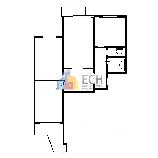 3-комнатная квартира: Москва, улица Миклухо-Маклая, 30 (74 м) - Фото 2