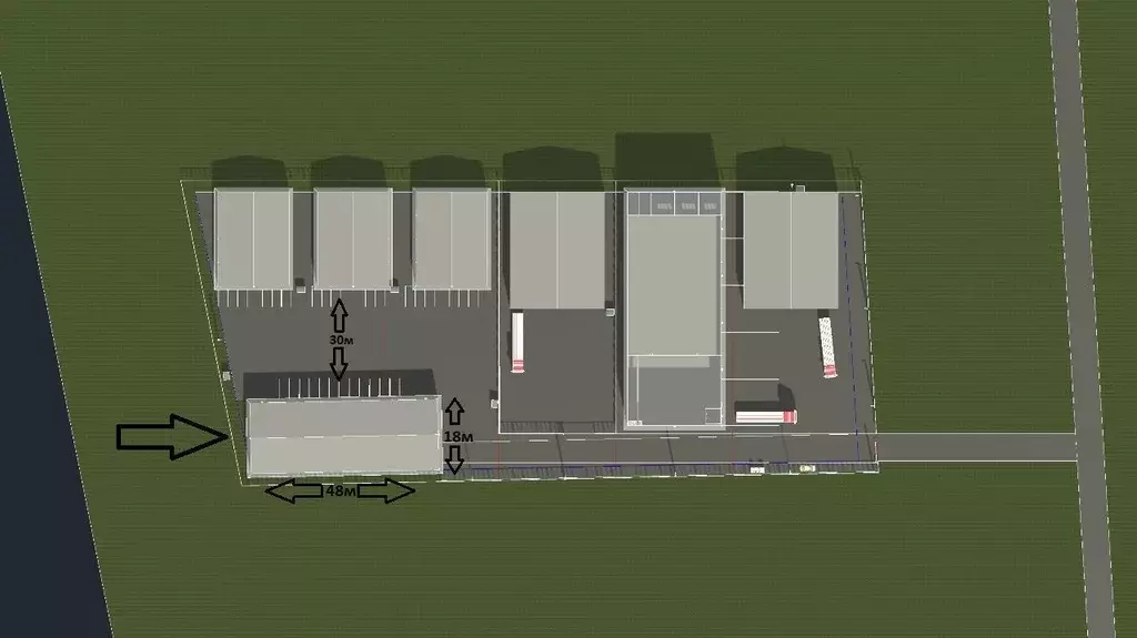 Склад в Ленинградская область, Всеволожский район, Колтушское ... - Фото 1