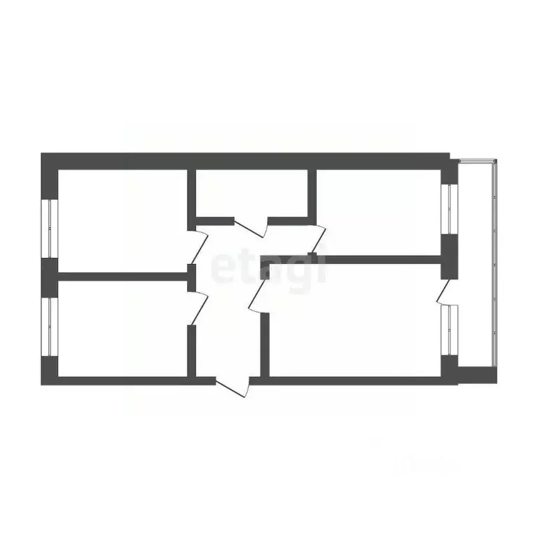 3-к кв. Бурятия, Улан-Удэ ул. Пионерская, 20Б (90.0 м) - Фото 1