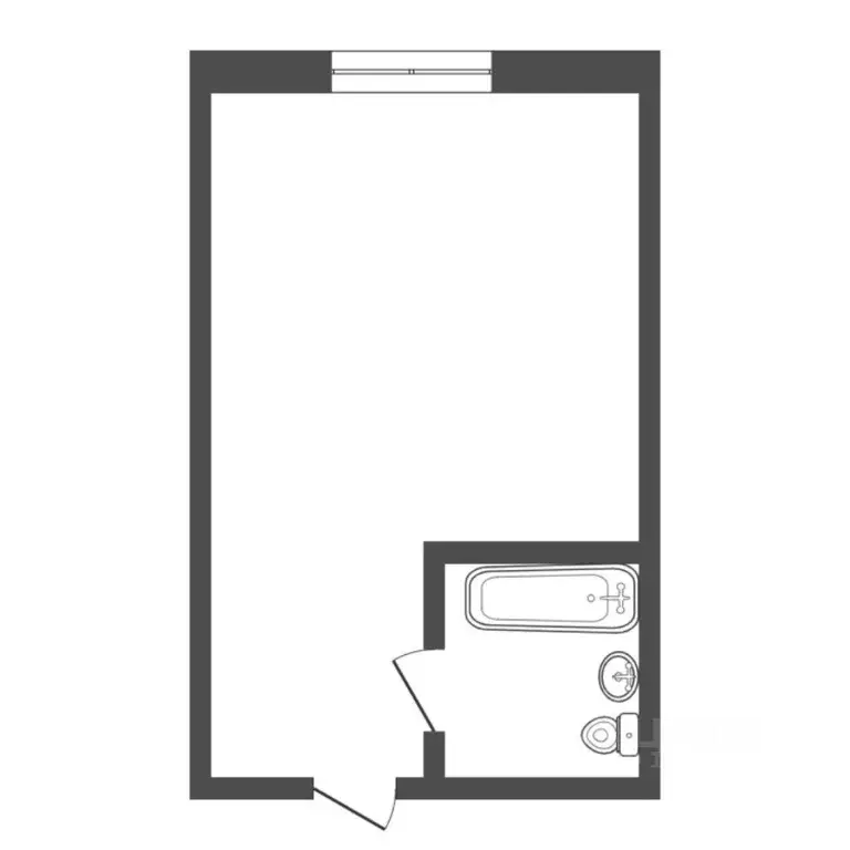 Студия Тюменская область, Тюмень ул. Котовского, 61 (19.1 м) - Фото 2