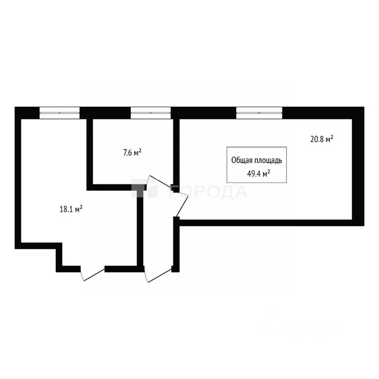 Офис в Новосибирская область, Новосибирск ул. Крылова, 36 (49 м) - Фото 2