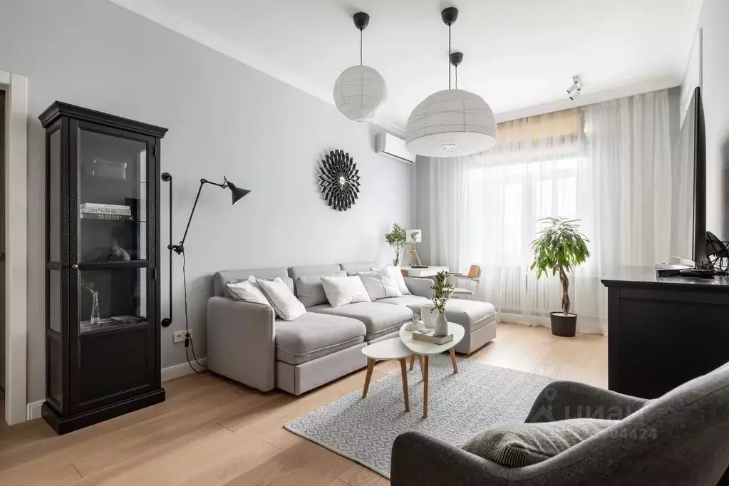 3-к кв. Москва 2-я Хуторская ул., 34 (85.6 м) - Фото 1