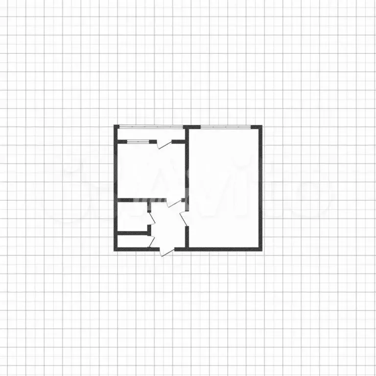 1-к. квартира, 35 м, 1/9 эт. - Фото 0
