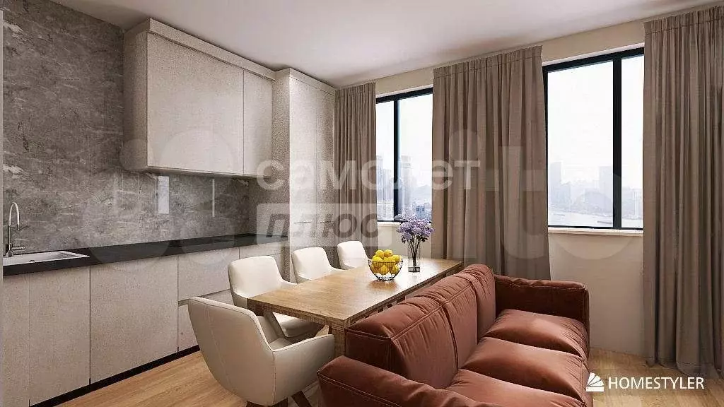 2-к. квартира, 68,7 м, 5/9 эт. - Фото 1