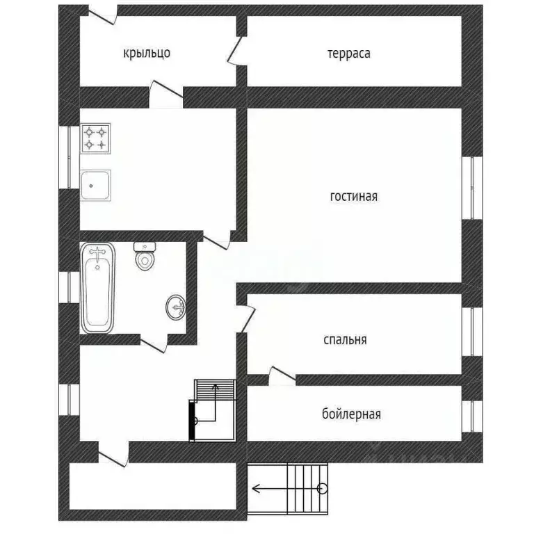 Дом в Курганская область, Курган с. Зайково, Новая ул., 62А (195 м) - Фото 2