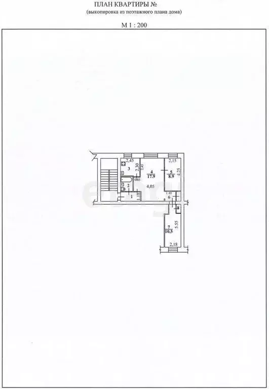 3-к кв. Иркутская область, Иркутск ул. Новаторов, 24/1 (52.0 м) - Фото 2