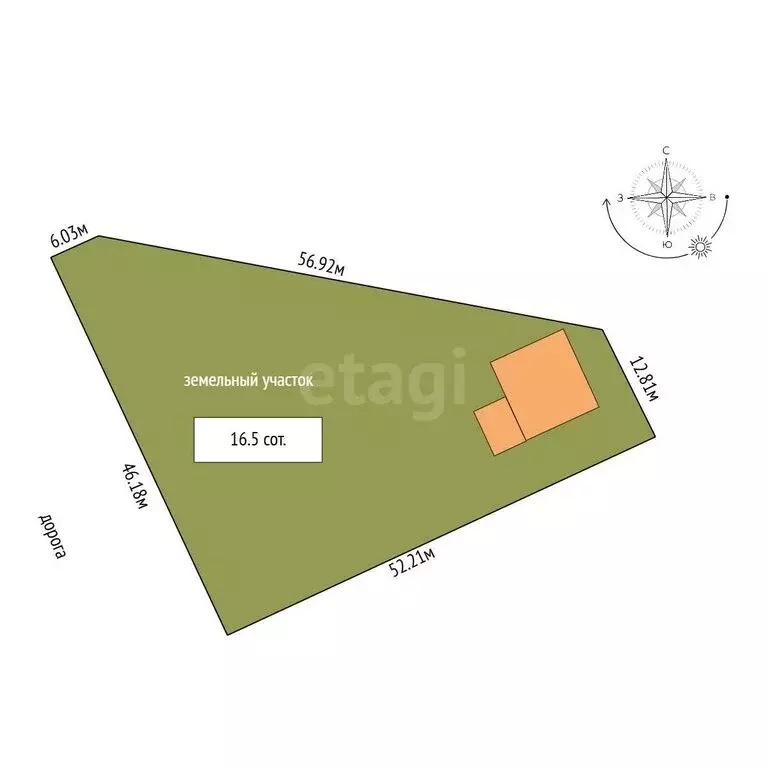 Дом в деревня Чемодурово, Шоссейная улица (174 м) - Фото 2