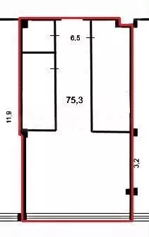 Офис, 75.3 м - Фото 0