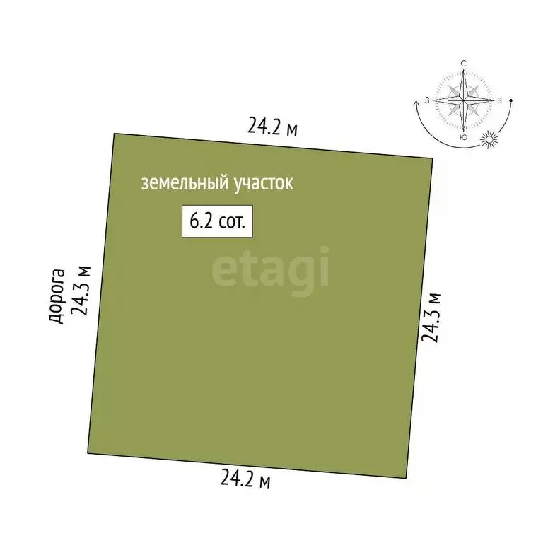 Участок в Феодосия, Интернациональная улица (6.22 м) - Фото 0