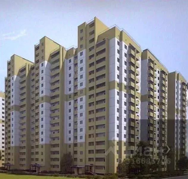 2-к кв. Воронежская область, Воронеж пер. Здоровья, 90Г/1к2 (70.22 м) - Фото 1