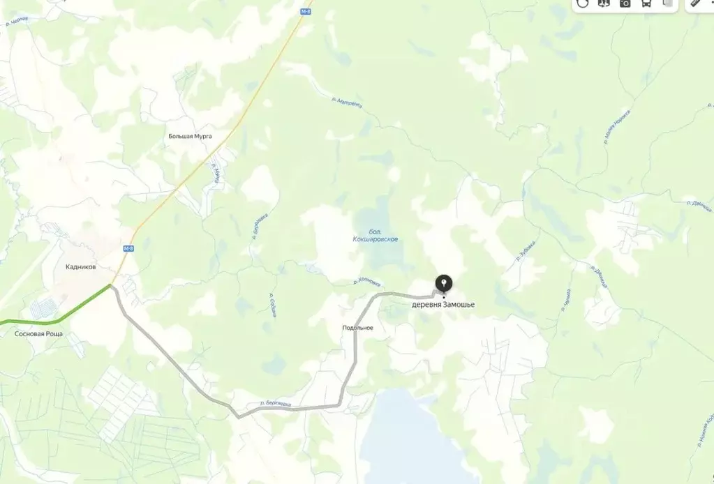 Участок в Вологодская область, Сокольский муниципальный округ, д. ... - Фото 2