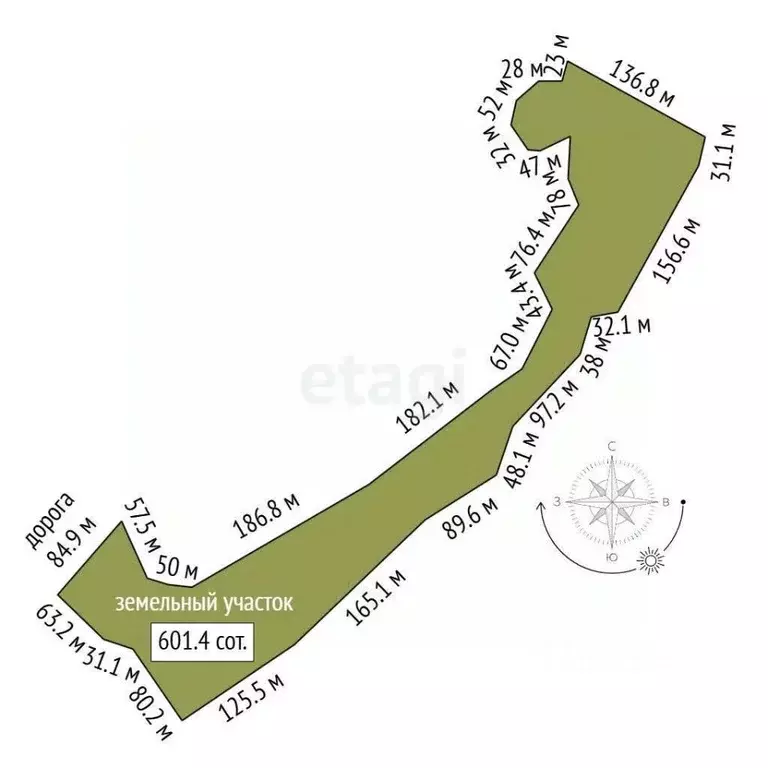 Участок в Псковская область, Порховский муниципальный округ, д. ... - Фото 1