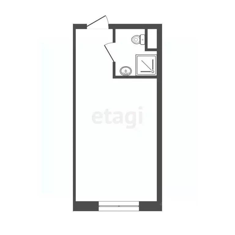 Студия Севастополь Севастопольская зона ЮБК кв-л, 20А (25.6 м) - Фото 2