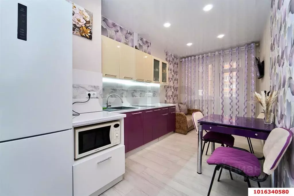 1-к кв. Краснодарский край, Краснодар Музыкальный мкр, ул. Имени ... - Фото 2