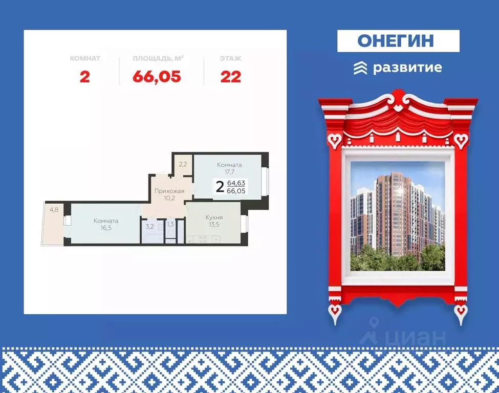 2-к кв. Московская область, Подольск Красная Горка мкр, ул. Садовая, ... - Фото 1