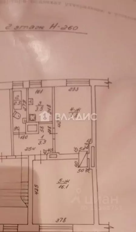 2-к кв. Калининградская область, Калининград ул. Маршала Борзова, 26 ... - Фото 2