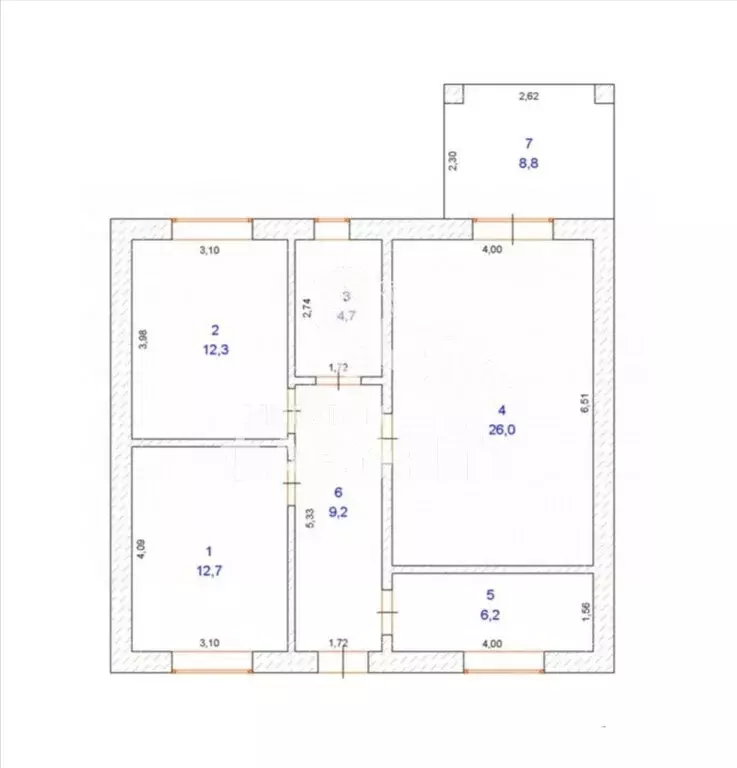 Дом в Оренбург, СТ Авиатор-2 (90 м) - Фото 1